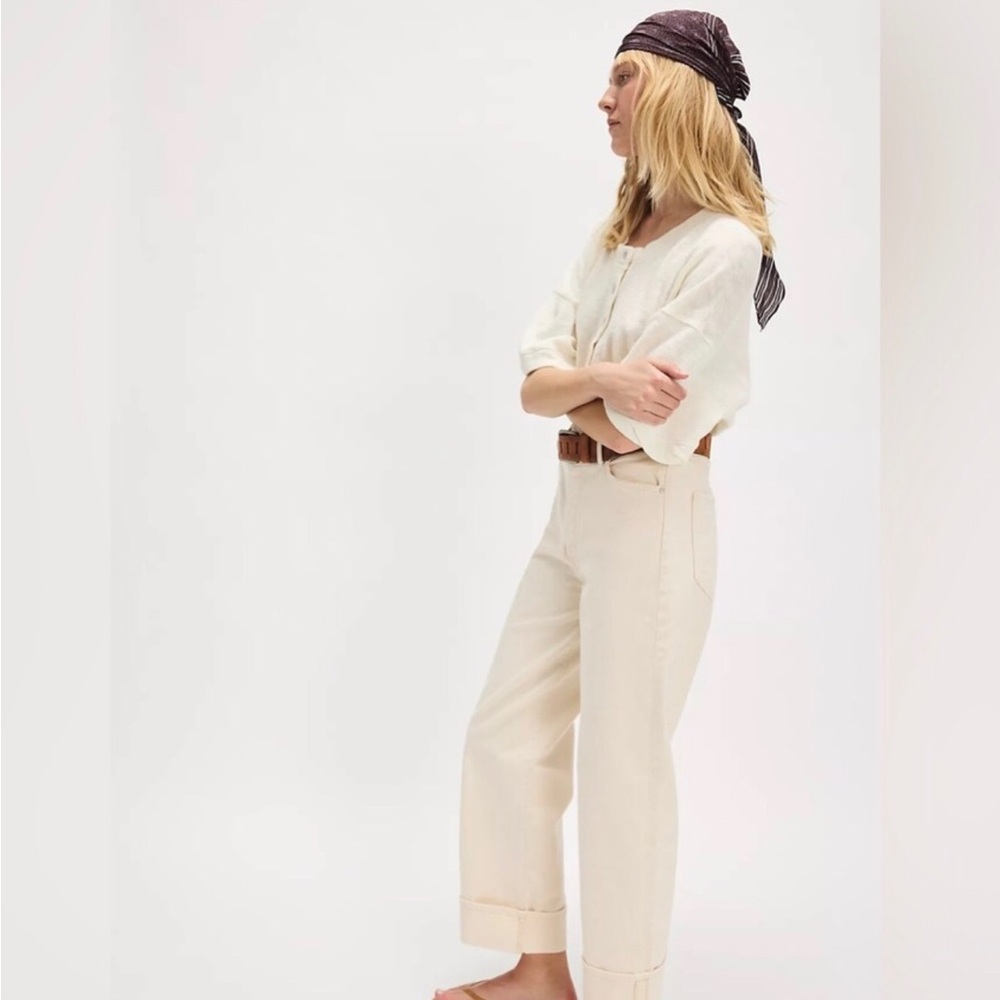NEW never worn MOTHER Spitfire Ankle Cuff Jean in Act Natural Size 27